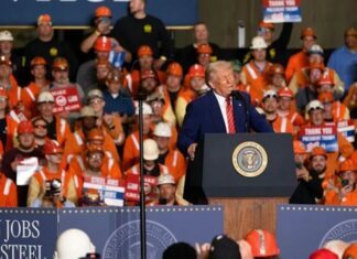 Трамп снова пугает тарифами: теперь на сталь и алюминий