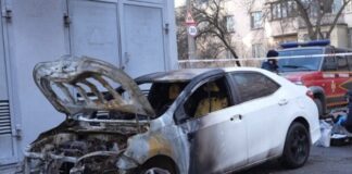Поджег Toyota за деньги — в Одессе задержали юношу, выполнявшего задание «куратора»